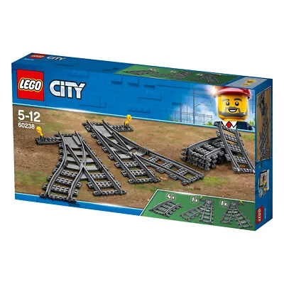 Buy LEGO City Switch Train Tracks With Curved Track Railroad Railway Set 60238 5+ • 20.99£