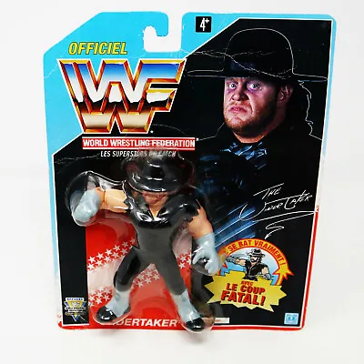 Buy Vintage 1992 Hasbro Wwf Wrestling Series 4 The Undertaker Figure Moc Carded Rare • 249.99£