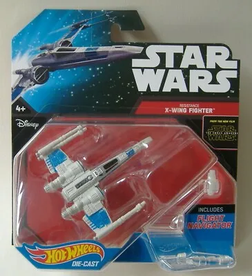 Buy HOT WHEELS STAR WARS - RESISTANCE X-WING FIGHTER With STAND • 6.99£