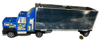 Buy Toy Car Hot Wheels Huge Truck Car Carry Case Big Size Blue Black Ra • 20.88£