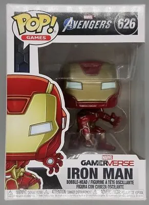 Buy Funko POP #626 Iron Man - Marvel Avengers Game Damaged Box - Includes Protector • 9.09£