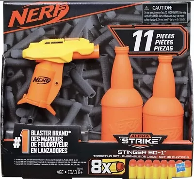 Buy Nerf Alpha Strike Stinger SD-1 - BNIP - 11 Piece Targeting Blaster Set By Hasbro • 8.99£