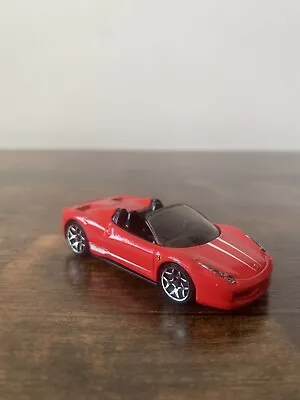 Buy Rare Hot Wheels Ferrari 458 Spyder (8) Diecast Scale Model 1:64 USED • 7.90£