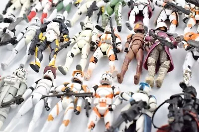Buy Star Wars Clone Trooper & Stormtrooper Action Figures (C) 3.75  10cm  🚀Hasbro🚀 • 12£