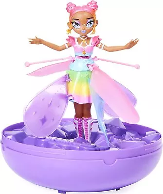 Buy Hatchimals Pixies, Crystal Flyers Rainbow Glitter Idol Magical Flying Toy Doll W • 34.92£