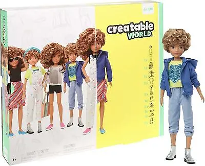 Buy Barbie CREATABLE WORLD Deluxe Character Kit Hair Clothes Accessories New DC-220 • 12.99£
