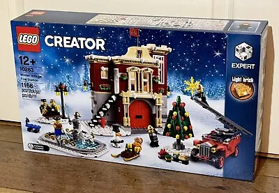 Buy LEGO 10263 Winter Village Fire Station Brand New Sealed Christmas Set • 107.99£