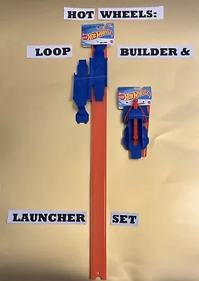 Buy Hot Wheels Loop Builder & Launcher Track Set 2 Pcs • 6.61£