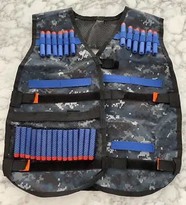 Buy Kids Tactical Vest For Nerf Guns N-Strike Elite Series - 27 Refills • 12.85£