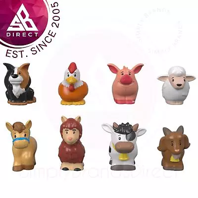 Buy Fisher-Price Little People Farm Animal Friends Toddler Toy Pack Of 8│For 1 Year+ • 22.59£
