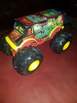 Buy Hot Wheels Monster Truck  Reinert's Cajun Crash  1:24 Die-Cast • 9.99£