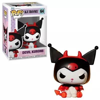 Buy Funko Pop!Sanrio KUROMI 64#Devil Kuromi Exclusive Vinyl Action Figures Toy Gifts • 15.88£