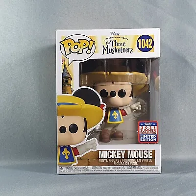 Buy Mickey Mouse Funko Pop Vinyl #1042 The Three Musketeers Summer Convention Disney • 13.99£