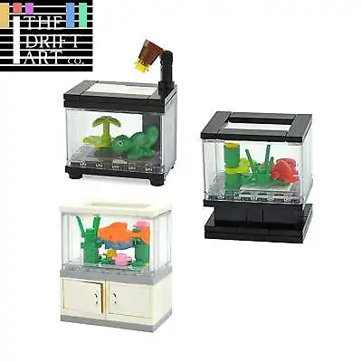 Buy House Fish Tropical Animals Tank Parts For Lego Sets Building Blocks Sets DIY • 8.59£
