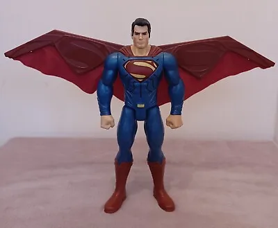 Buy Superman Heat Vision Action Figure Lights Up Wings 2015 DC Comics Mattel 11  • 10£