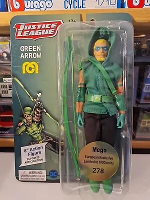 Buy Mego DC Green Arrow (European Exclusive LE1000pcs) 8  Figure New • 19.95£