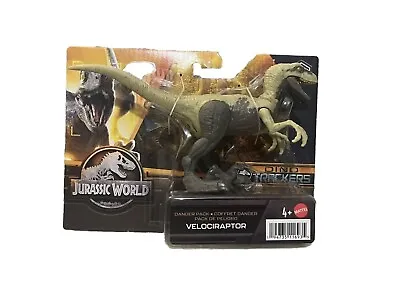 Buy Jurassic World Velociraptor Danger Pack Dino Trackers Dinosaur Figure New Mattel • 10.99£
