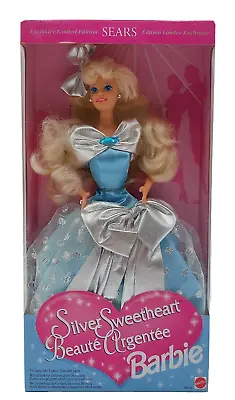 Buy Silver Sweetheart Barbie Doll - SEARS Exclusive Eddt. / 1994, Mattel 12410, NrfB • 49.27£