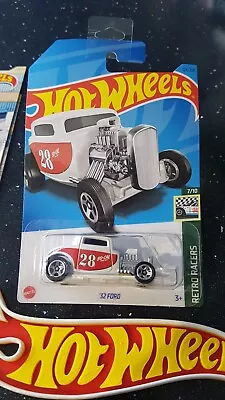 Buy Hot Wheels ~ '32 Ford, White & Red, So Cal, Long Card.  More HW Models Listed!! • 3.39£