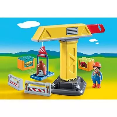 Buy Playmobil Playmobil 70165 [Playmobil Premo 1, 2, 3 Construction Crane]. • 52.99£