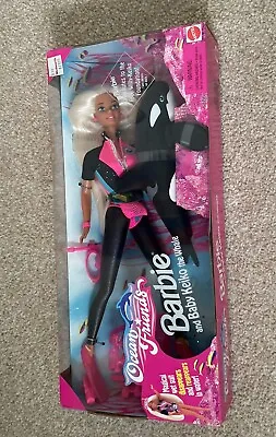 Buy Barbie Doll Ocean Friends With Baby Keiko The Whale 1996 Mattel Brand New • 150£