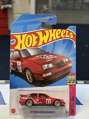 Buy Hot Wheels HW The 80s 1/10 '87 Ford Sierra Cosworth Red Long Card • 4.99£