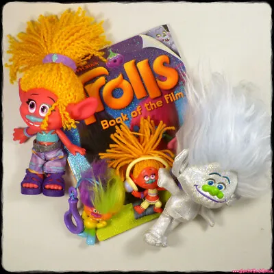 Buy TROLLS Movie DJ SUKI Doll 2x Keychain Figures Book Plush GUY DIAMOND (DreamWorks • 6£