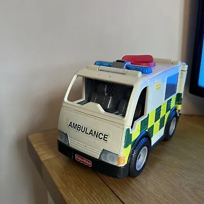 Buy Fisher Price Imaginext Ambulance Light And Sounds Toy Vehicle Only • 8.99£