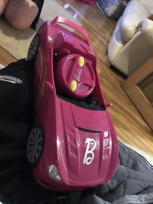 Buy Barbie Remote Control Car Working Used Childs Toy Girls  • 20£
