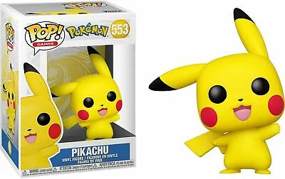 Buy Funko Pop! Animation: Pokemon - Pikachu (Waving) Vinyl Figure #553 • 13.99£