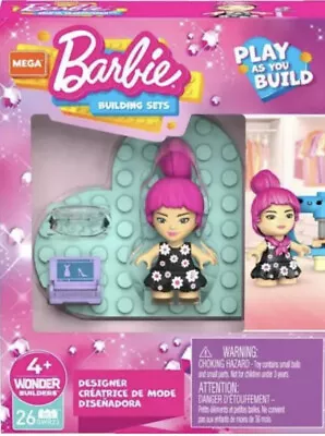 Buy Barbie Designer - Barbie You Can Be Anything - Mega Construx • 10.99£