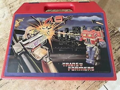 Buy Rare 1984 Hasbro Transformers Red Lunchbox  • 16£