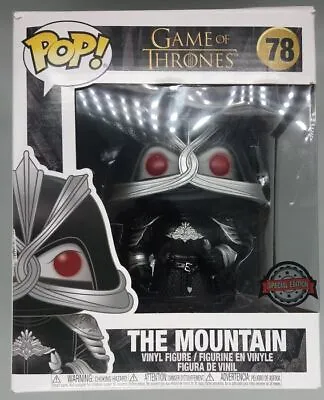 Buy Funko POP #78 The Mountain (Masked) 6 Inch Game Of Thrones Damaged Box Vaulted • 18.19£