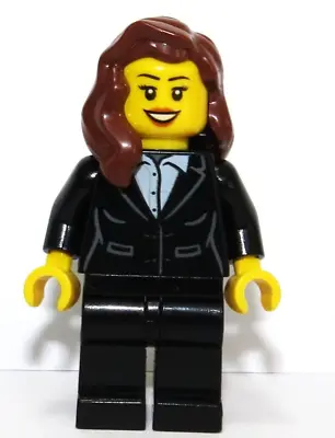 Buy LEGO Female Girl Minifigure Black Suit Jacket Shirt Business Woman • 4.50£