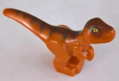 Buy LEGO Jurassic World Baby Dinosaur Dark Orange From 75936 Dinosaur Figure New • 2.39£