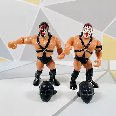 Buy WWF Demolition & Crush Series 2 With Original Helmets Hasbro Action Figures VGC • 140£