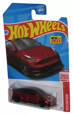 Buy Hot Wheels Red Editions 3/12 (2023) Tesla Model Y Car 37/250 - (Cracked Plastic) • 14.92£