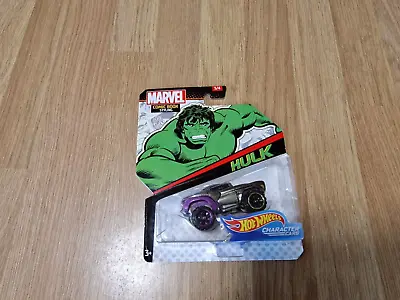 Buy 2017 Hot Wheels - Marvel 3/4 - Comic Book Styling - Hulk Character Car • 14.99£