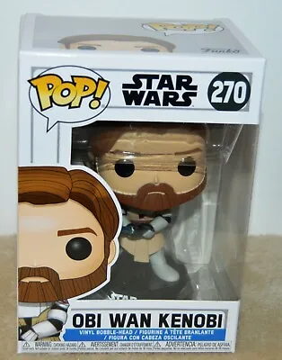 Buy Star Wars Funko Pop Obi-Wan Kenobi Clone Wars 270 • 29.81£