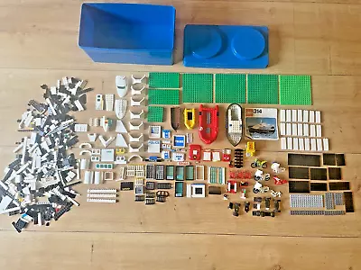 Buy Vintage Lego Town/City Collection In Storage Box: Police, Boats, Bikes & More • 45£