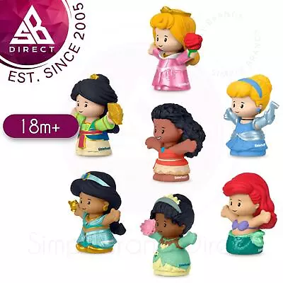 Buy Fisher-Price Little People Disney Princess 7 Figures Toys│Preschool Pretend Play • 24.63£