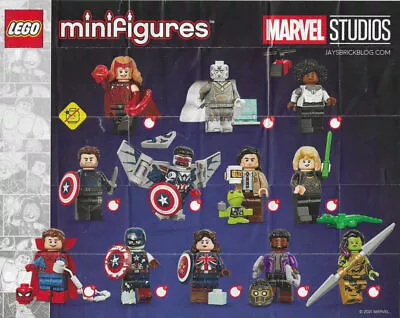 Buy LEGO Collectable Minifigure Marvel Series Tick Sheet/Instructions/Leaflet ONLY • 0.99£