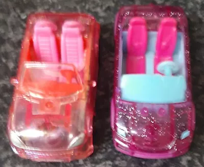 Buy Polly Pocket ×2 Mini Cars. 1 Has A Glitter Effect • 6£