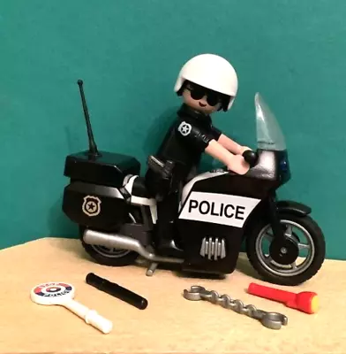 Buy PLAYMOBIL Police Motorcycle 5648 With Carry Case • 5.89£