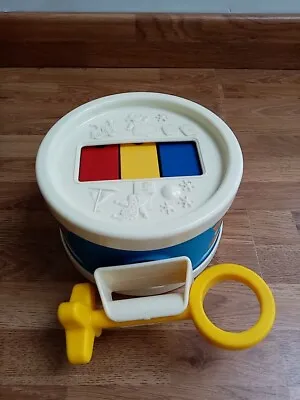 Buy Vintage Fisher Price 1976 Xylophone Drum With Original Drumstick Great Condition • 7.50£