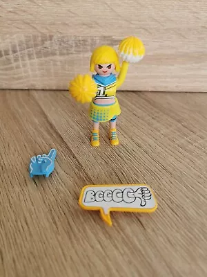 Buy Playmobil Kimby Cheerleader  Everdreamerz Outfit Yellow Hair Sport USA Rare • 3.95£