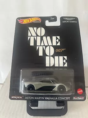 Buy Hot Wheels No Time To Die Aston Martin Valhalla Concept Real Riders A17 • 5.46£