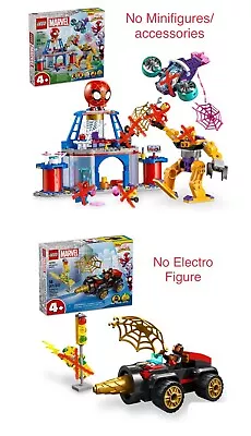 Buy LEGO Marvel Team Spidey Web Headquarters 10794 & Spinner Vehicle 10792 Builds • 23.45£