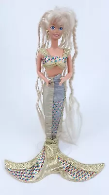 Buy Vintage 1995 Mattel With Outfit Jewel Hair Mermaid Barbie Doll • 51.48£