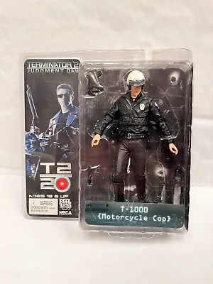 Buy Bnib Neca Terminator 2 Judgement Day Series T-1000 Motorcycle Cop Action Figure • 51.99£